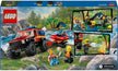 Lego City 4x4 Fire Truck With Rescue Boat
