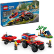 Lego City 4x4 Fire Truck With Rescue Boat
