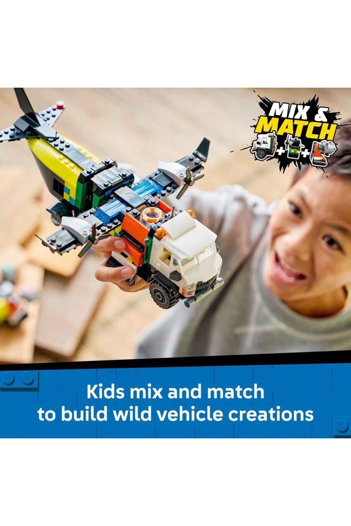LEGO City Airplane, Service Truck & Hovercraft Rem — image 5