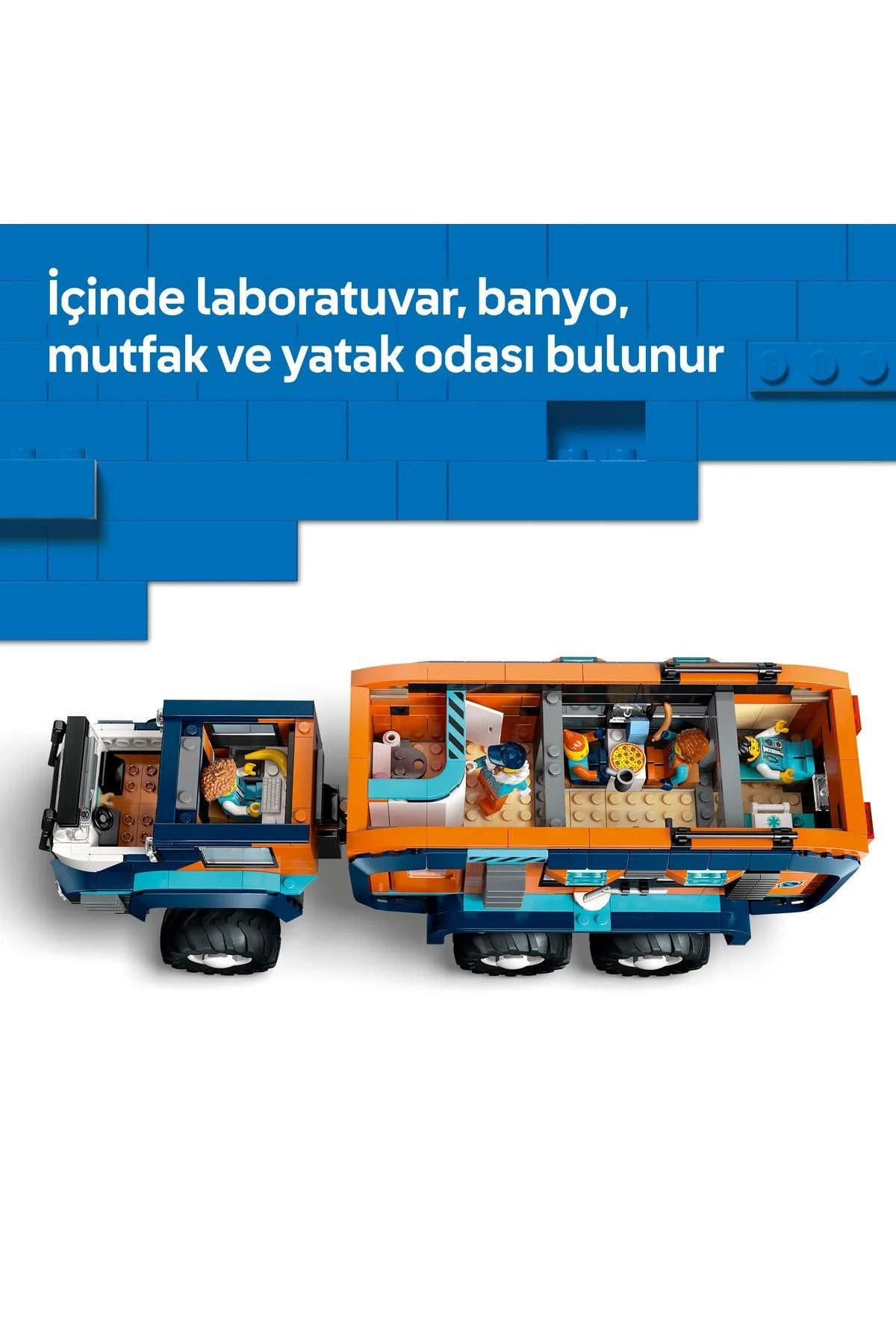 LEGO City Arctic Explorer Science Lab Truck (1064 Pieces) — image 7