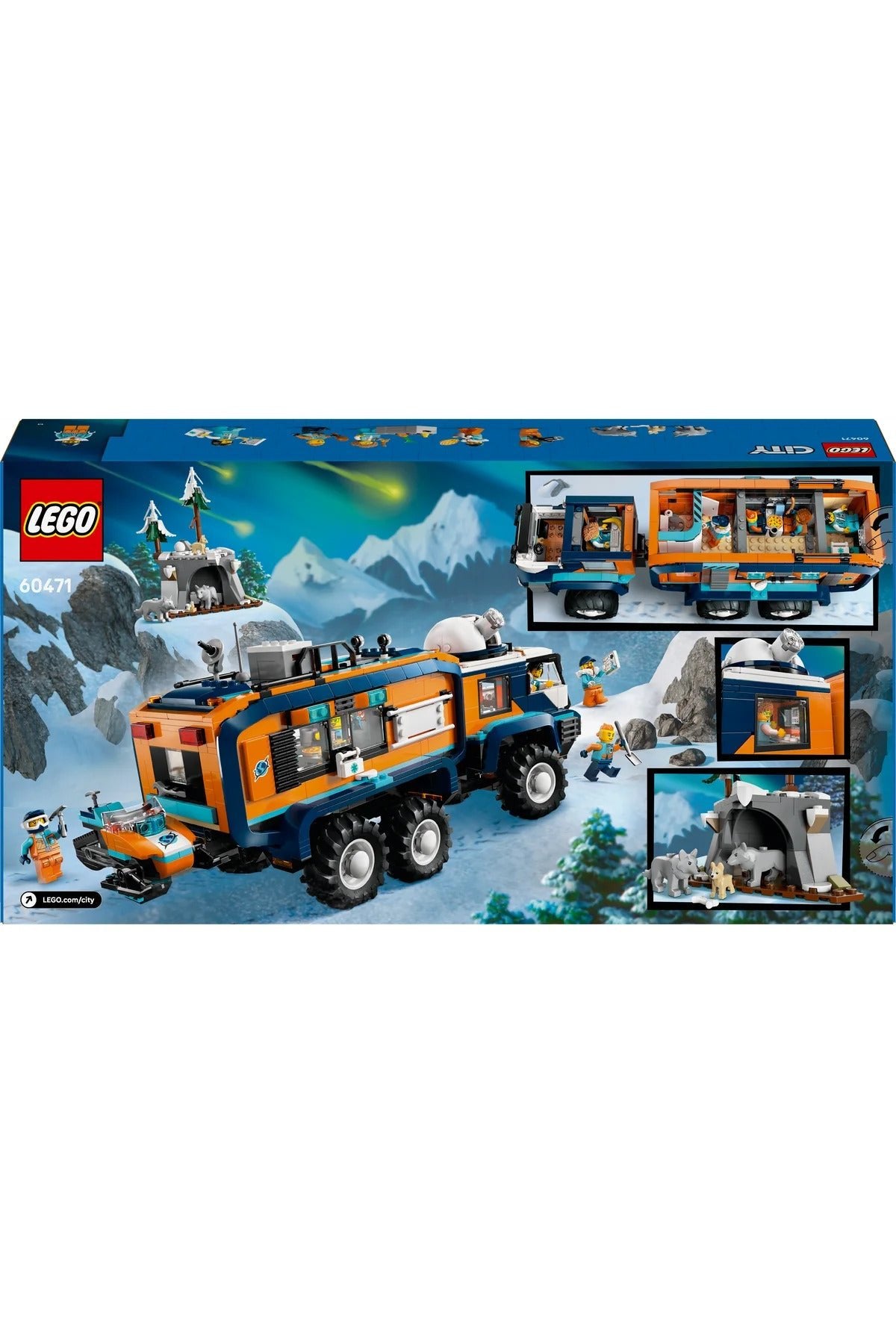 LEGO City Arctic Explorer Science Lab Truck (1064 Pieces) — image 4