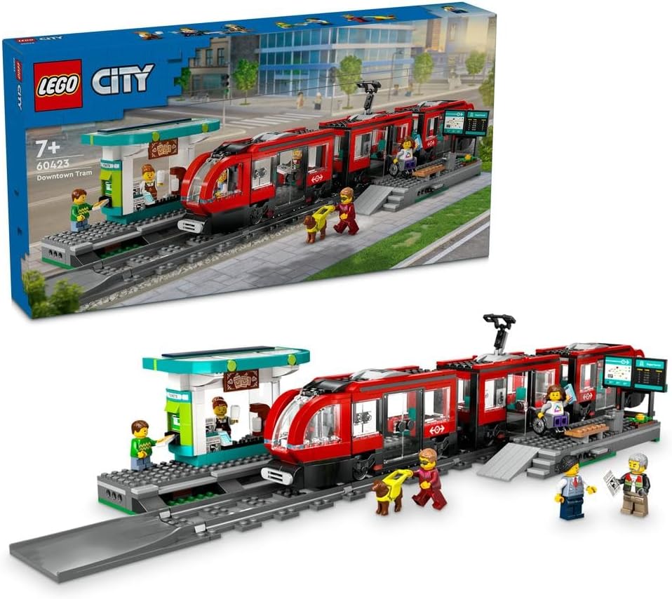 LEGO City Downtown Streetcar and Station 60423/6470811 - Colorland Toys