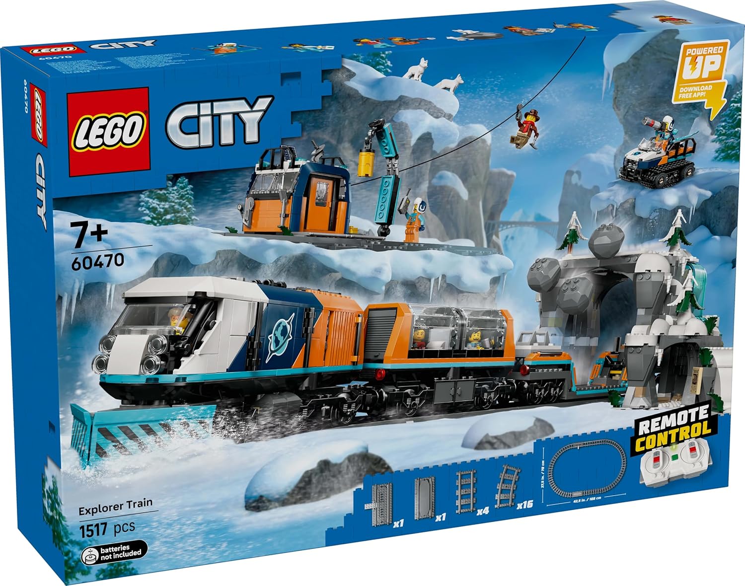 LEGO City Explorers' Arctic Polar Express Train V29 60470 - Colorland Toys