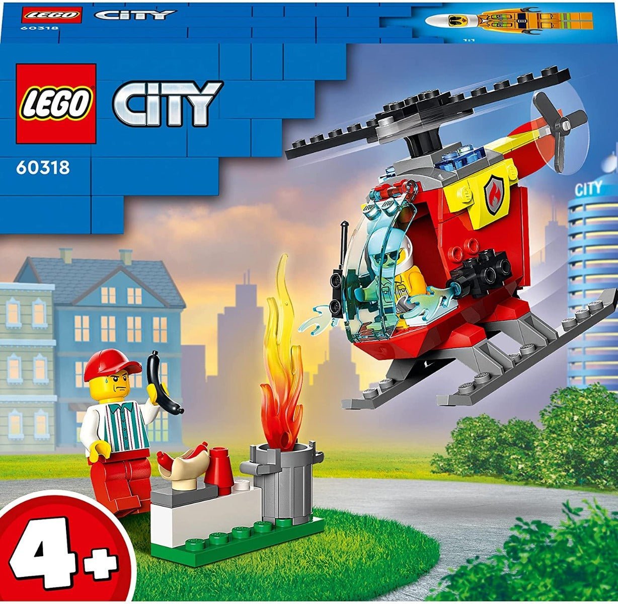 LEGO City Fire Helicopter 60318 - Colorland Toys
