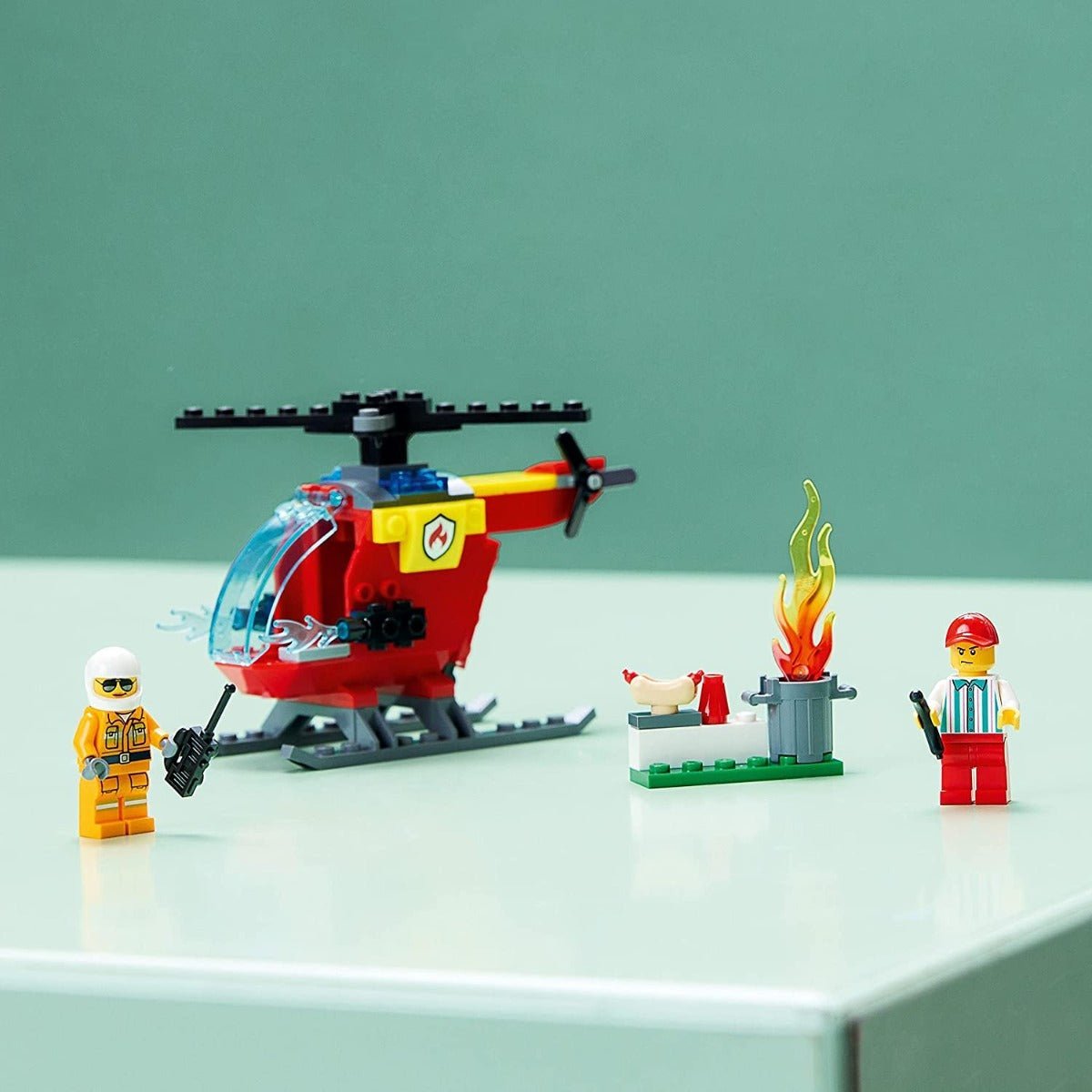 LEGO City Fire Helicopter 60318 - Colorland Toys