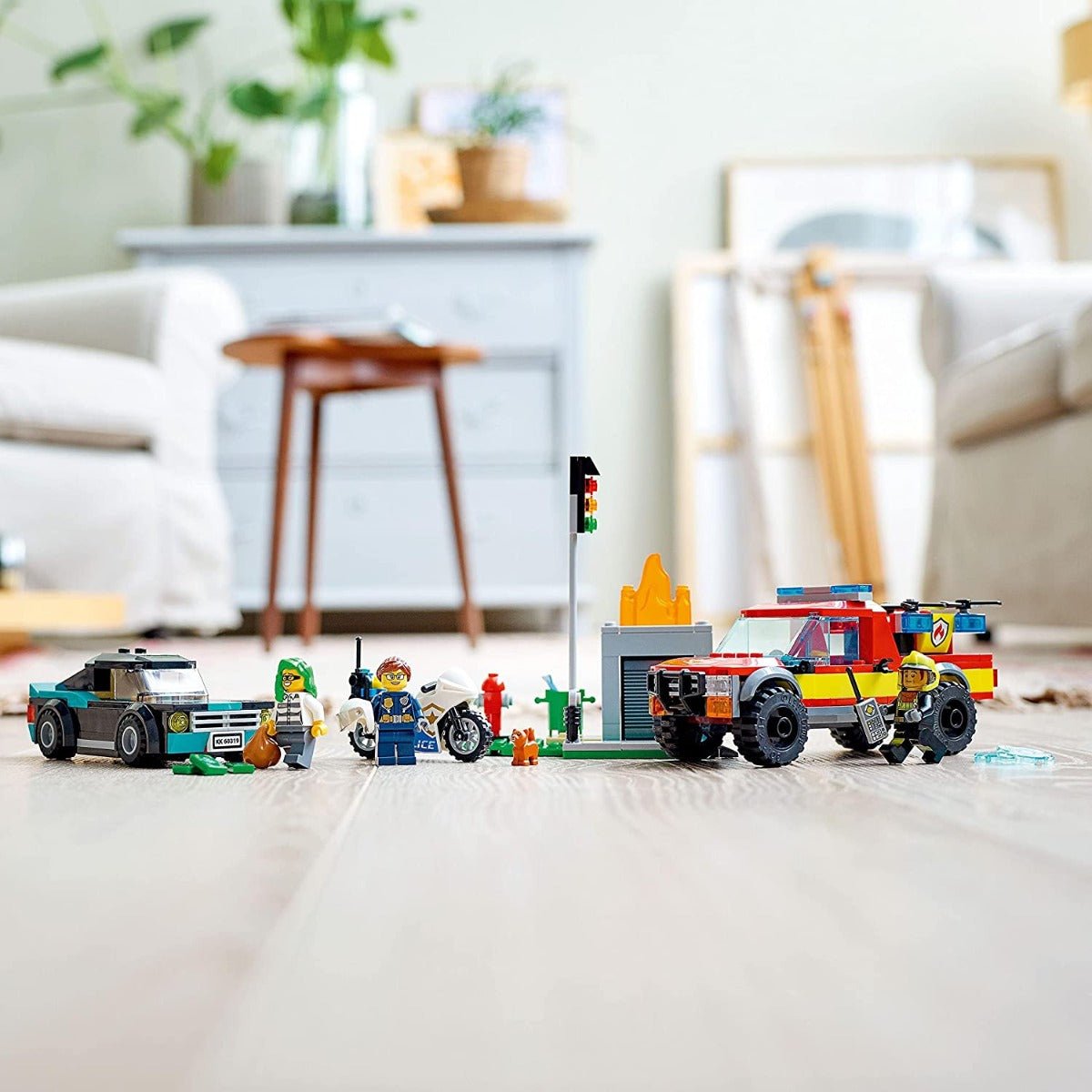 LEGO City Fire Rescue and Police Chase 60319 - Colorland Toys