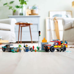 LEGO City Fire Rescue and Police Chase 60319 - Colorland Toys