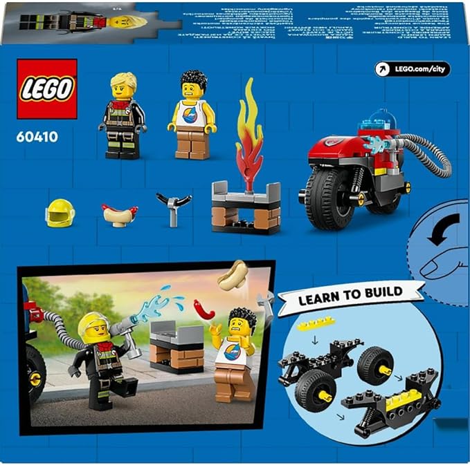 Lego City Fire Rescue Motorcycle - Colorland Toys