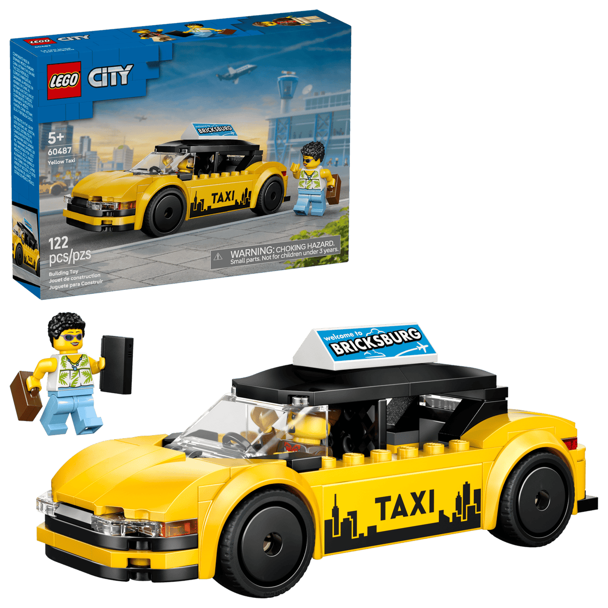 LEGO City Great Vehicles Yellow Taxi 60487 — image 1