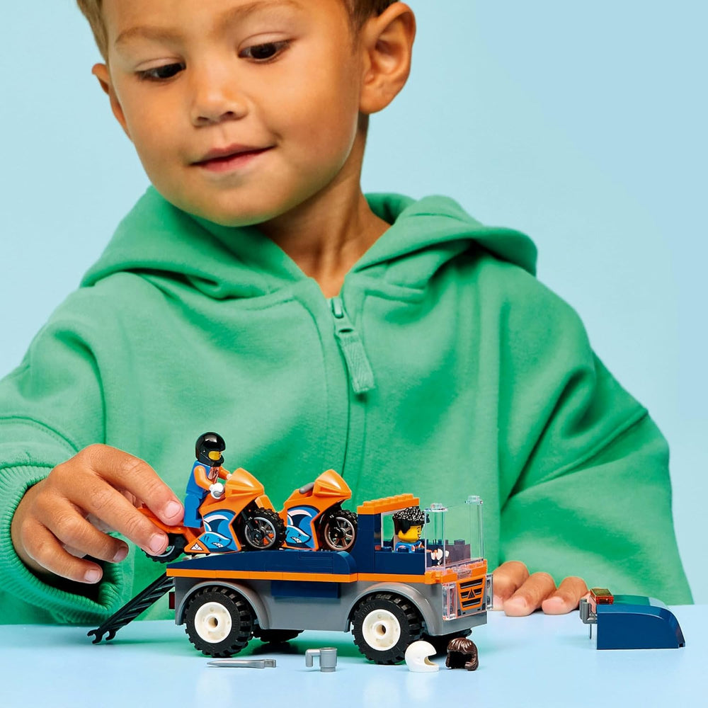 LEGO City Motorcycle Transporter 60491 - Colorland Toys
