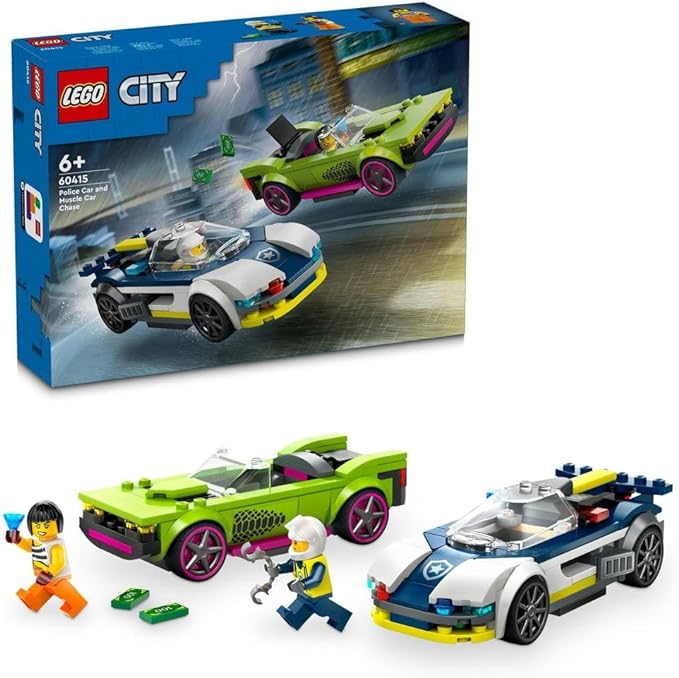 Lego City Police Car And Muscle Car Chase — image 1