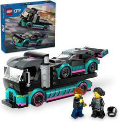 Lego City Race Car And Car Carrier Truck - Colorland Toys