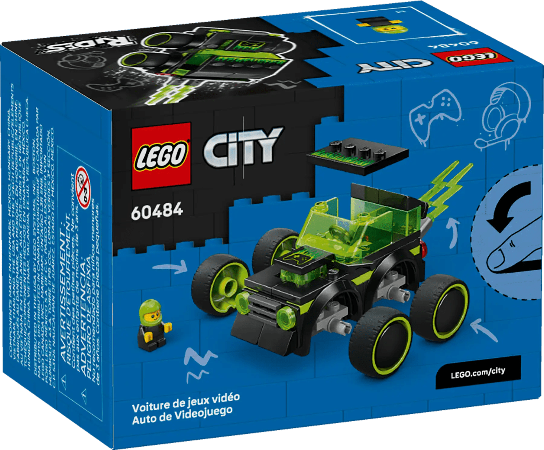 LEGO City Rides - Gaming Race Car 60484 - Colorland Toys