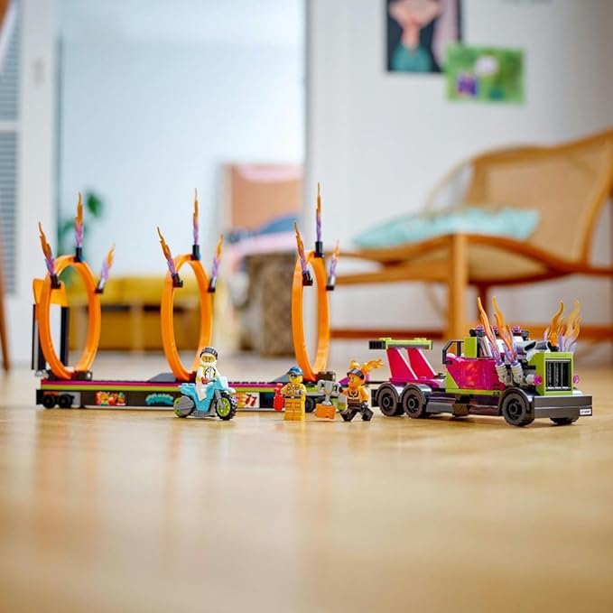 LEGO City Stunt Truck & Ring of Fire Challenge 6425788/60357 - Colorland Toys