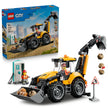 LEGO City Yellow Backhoe Loader Construction Vehicle Toy for Kids 7+