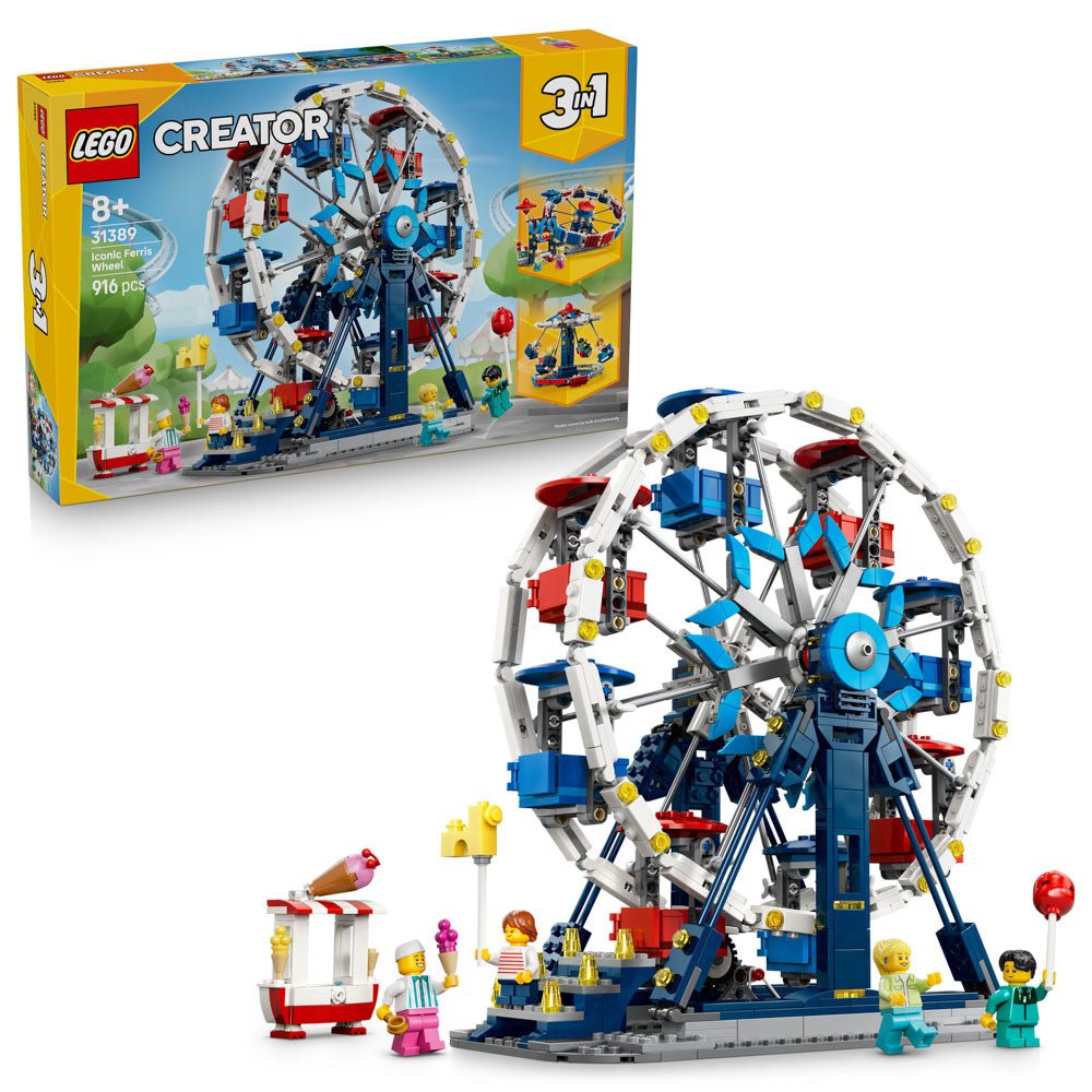 LEGO Creator 3-in-1 Iconic Ferris Wheel 31389 Building Set - Colorland Toys