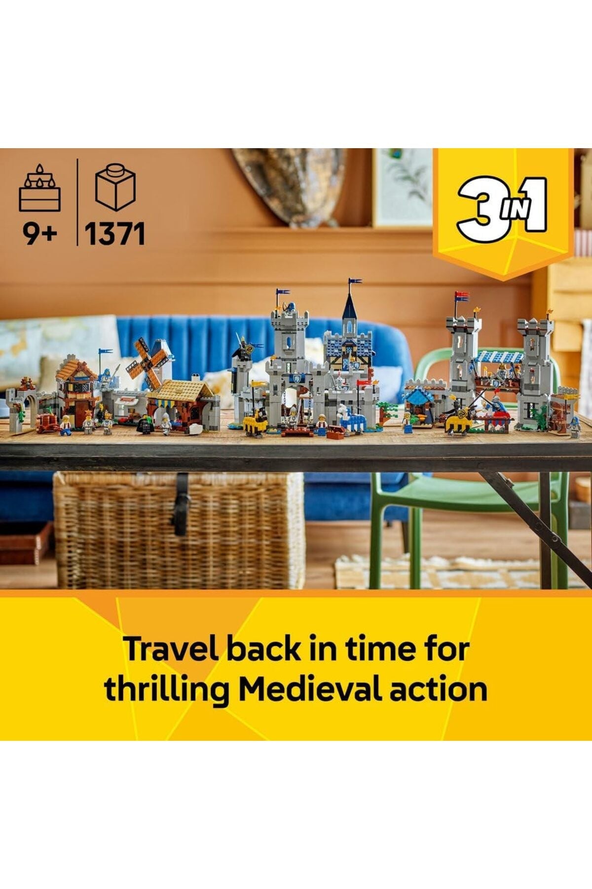 LEGO Creator 3-in-1 Medieval Horse Knight Castle — image 2