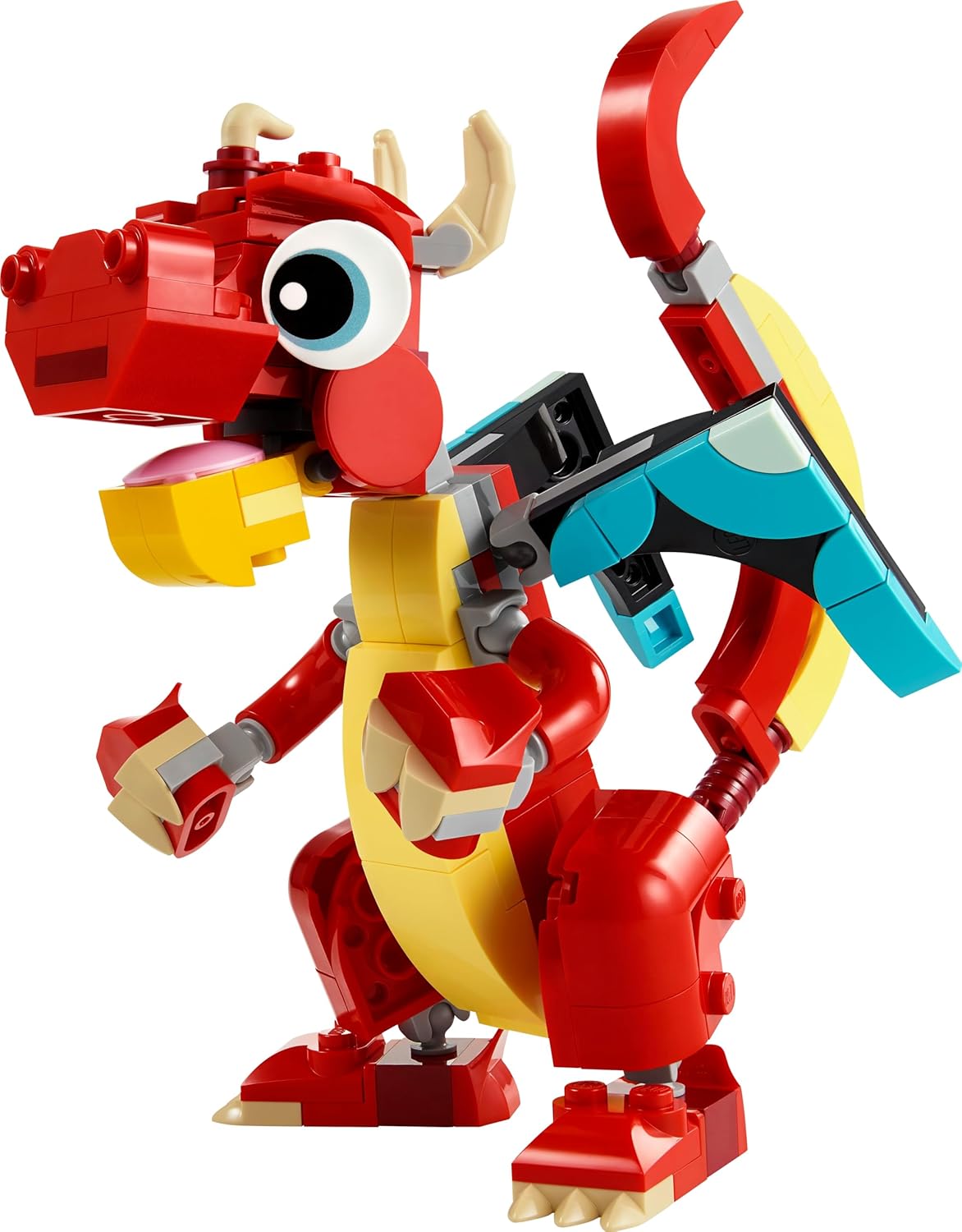 LEGO Creator 3-in-1 Red Dragon, Phoenix & Fish Animal Figures Set (31145) – 149-Piece Buildable Toy for Kids 6+ — image 7