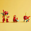 LEGO Creator 3-in-1 Red Dragon, Phoenix & Fish Animal Figures Set (31145) – 149-Piece Buildable Toy for Kids 6+