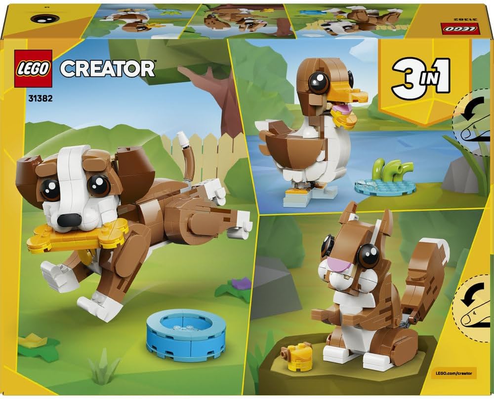 LEGO Creator 3in1 Cute Animals: Playful Puppy Dog 31382 — image 11
