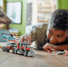 LEGO Creator Flatbed Truck With Helicopter - Colorland Toys