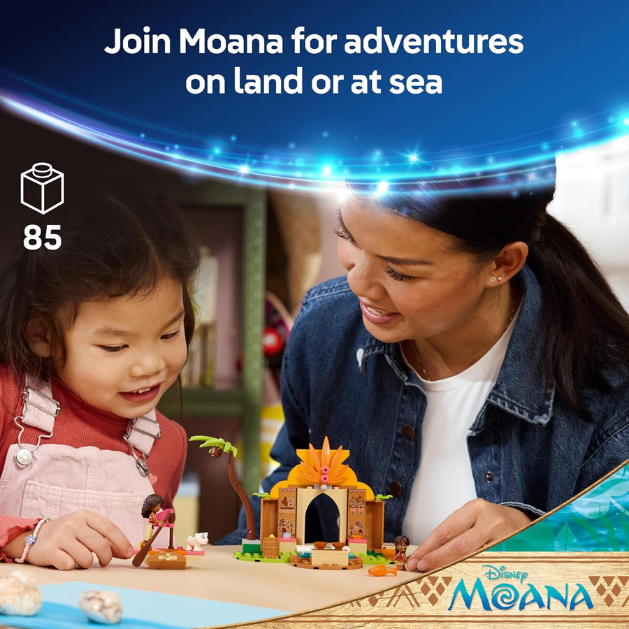 LEGO Disney Moana Village House & Boat Toy Set for Kids 4+ — image 4