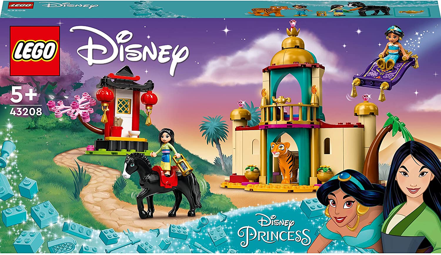 LEGO Disney Princess Jasmine and Mulan's Adventure 6378999/43208 - Colorland Toys