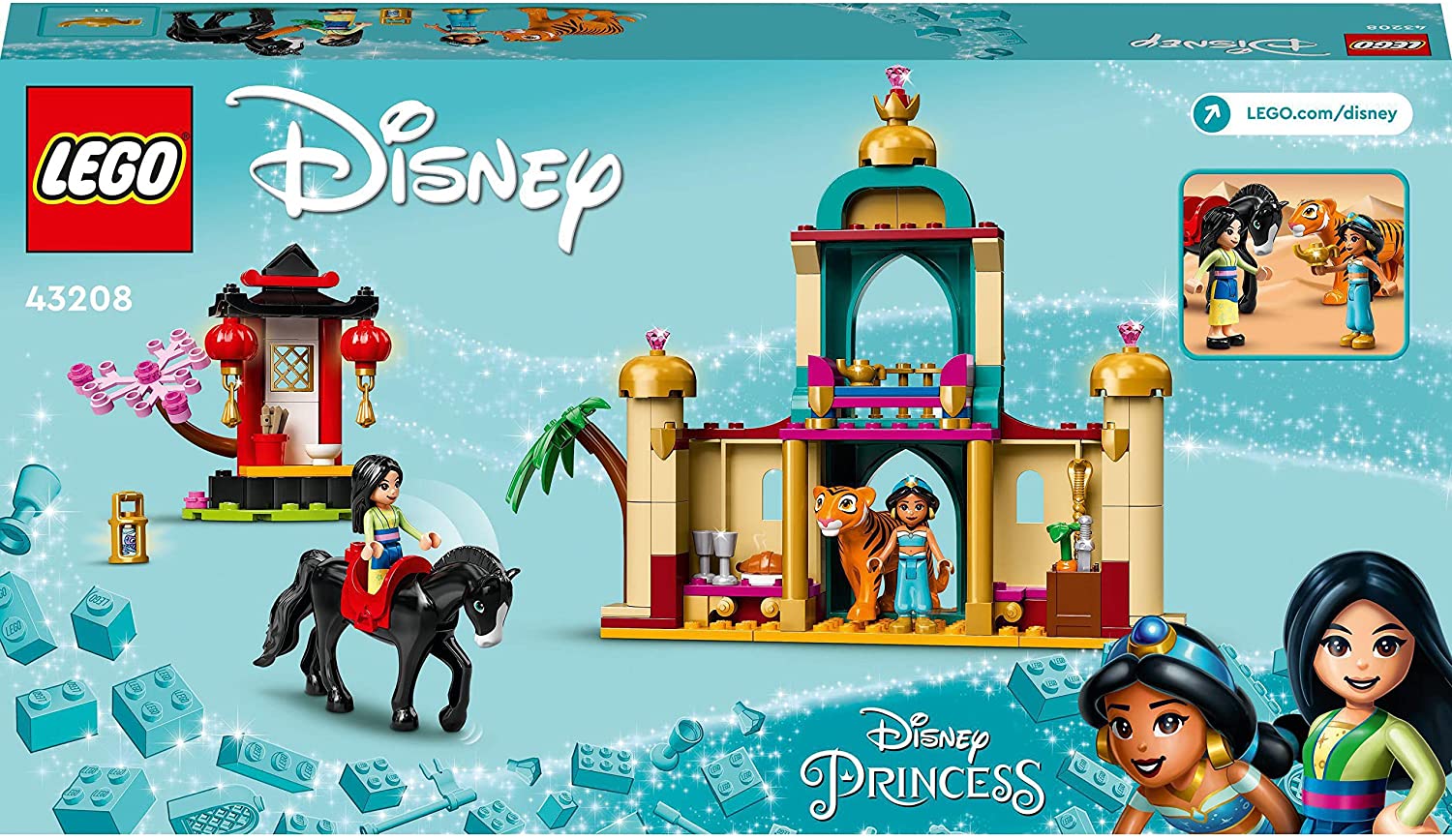 LEGO Disney Princess Jasmine and Mulan's Adventure 6378999/43208 - Colorland Toys
