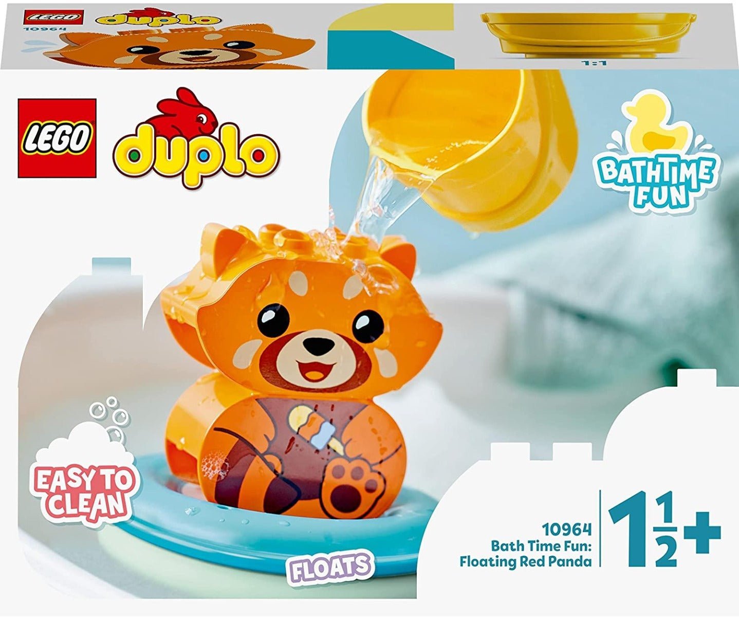 LEGO Duplo Bath Time Fun Floating Red Panda 10964 - Colorland Toys