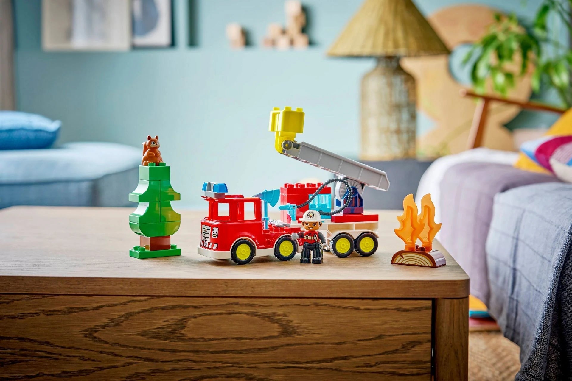 LEGO Duplo Town Fire Truck With Hose And Firefighter 10473 - Colorland Toys