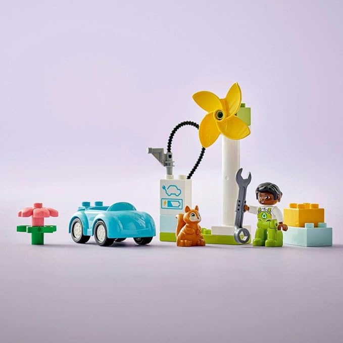 LEGO Duplo Wind Turbine And Electric Car — image 3