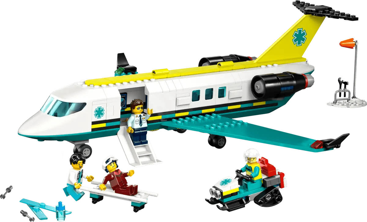 LEGO Emergency Air Ambulance Airplane 60465 - Colorland Toys