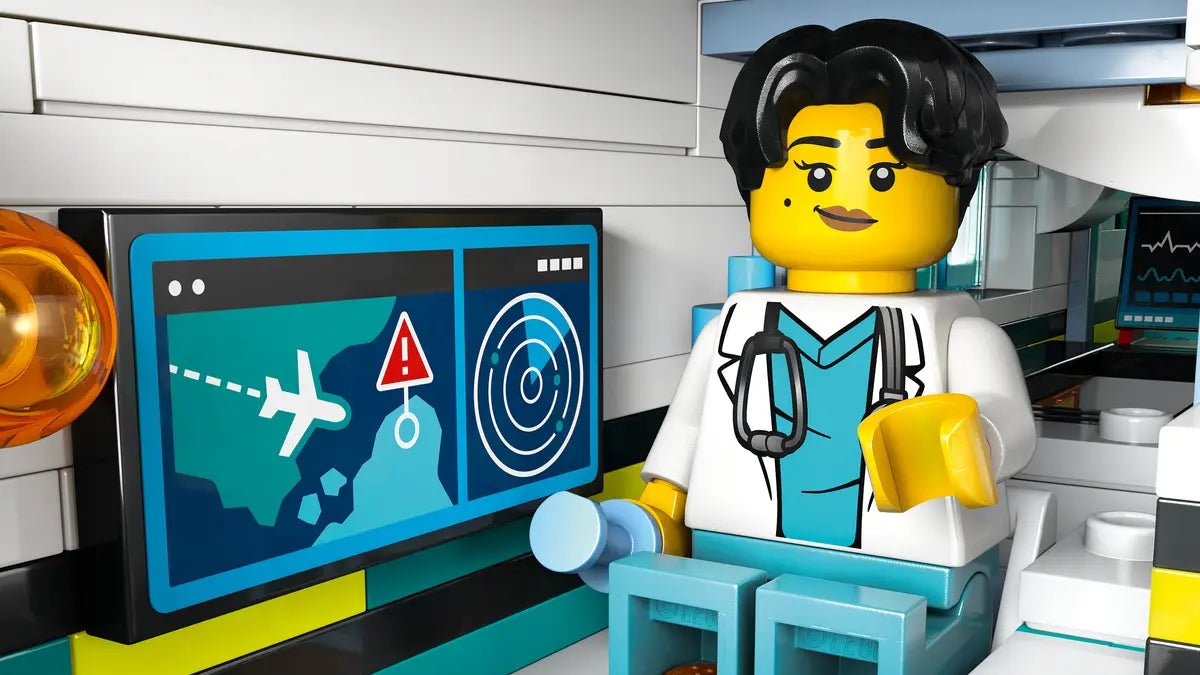 LEGO Emergency Air Ambulance Airplane 60465 - Colorland Toys