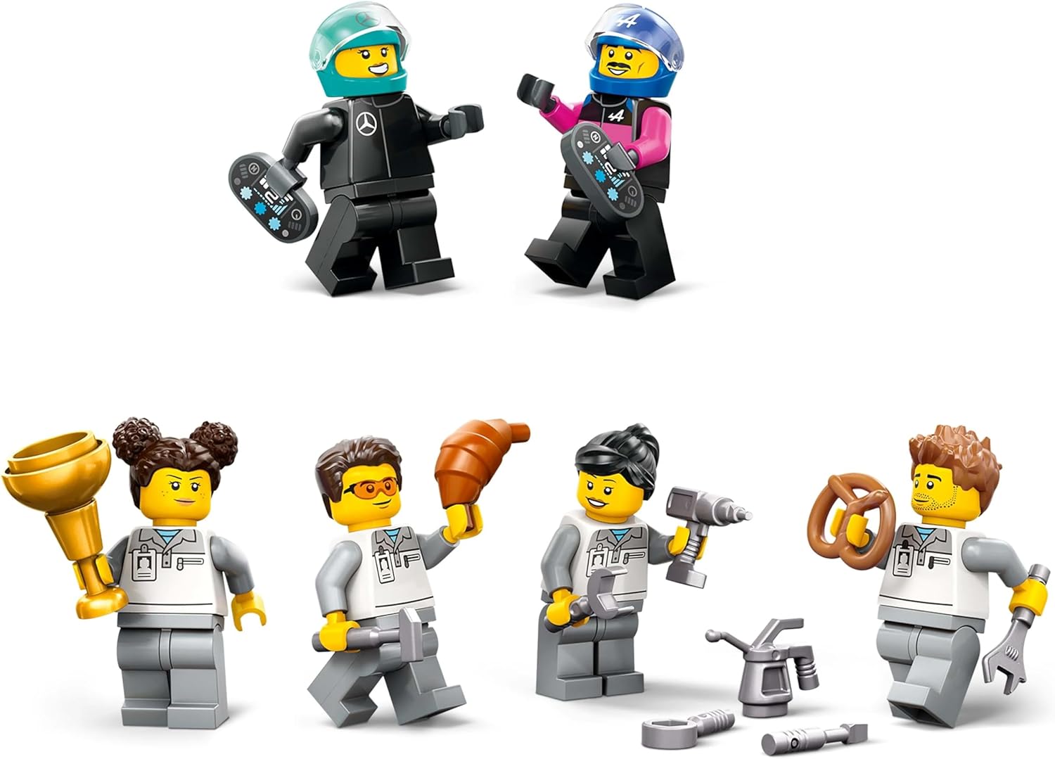 LEGO F1 Garage & Mercedes - AMG & Alpine Cars 60444 - Colorland Toys