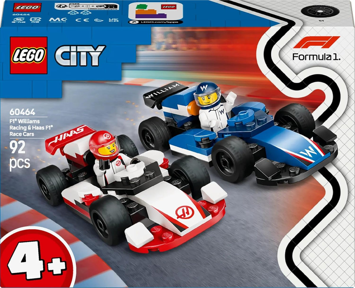 LEGO F1 Williams Racing & Haas F1 Race Cars 6526304/60464 — image 1