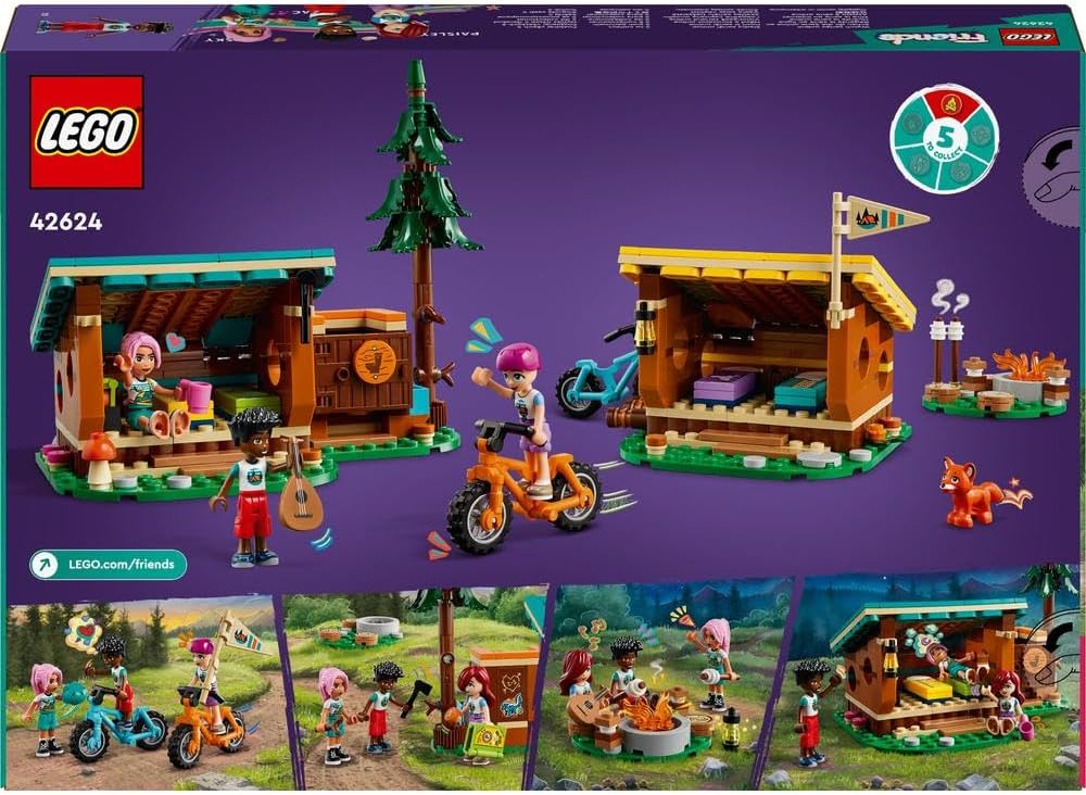LEGO Friends Adventure Camp Cozy Cabins 42624/6470700 - Colorland Toys