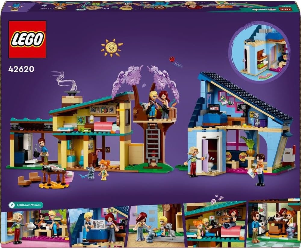 Lego Friends Olly and Paisley's Family Houses - Colorland Toys