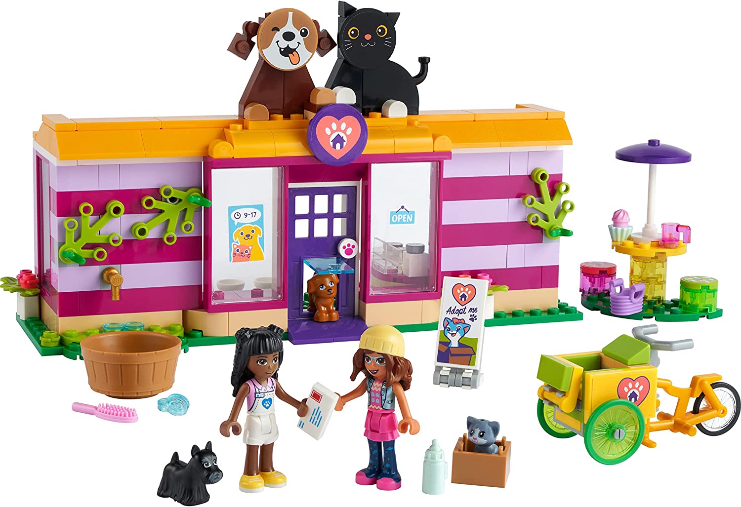 LEGO Friends Pet Adoption Café Animal Rescue Set 6379040/41699 - Colorland Toys