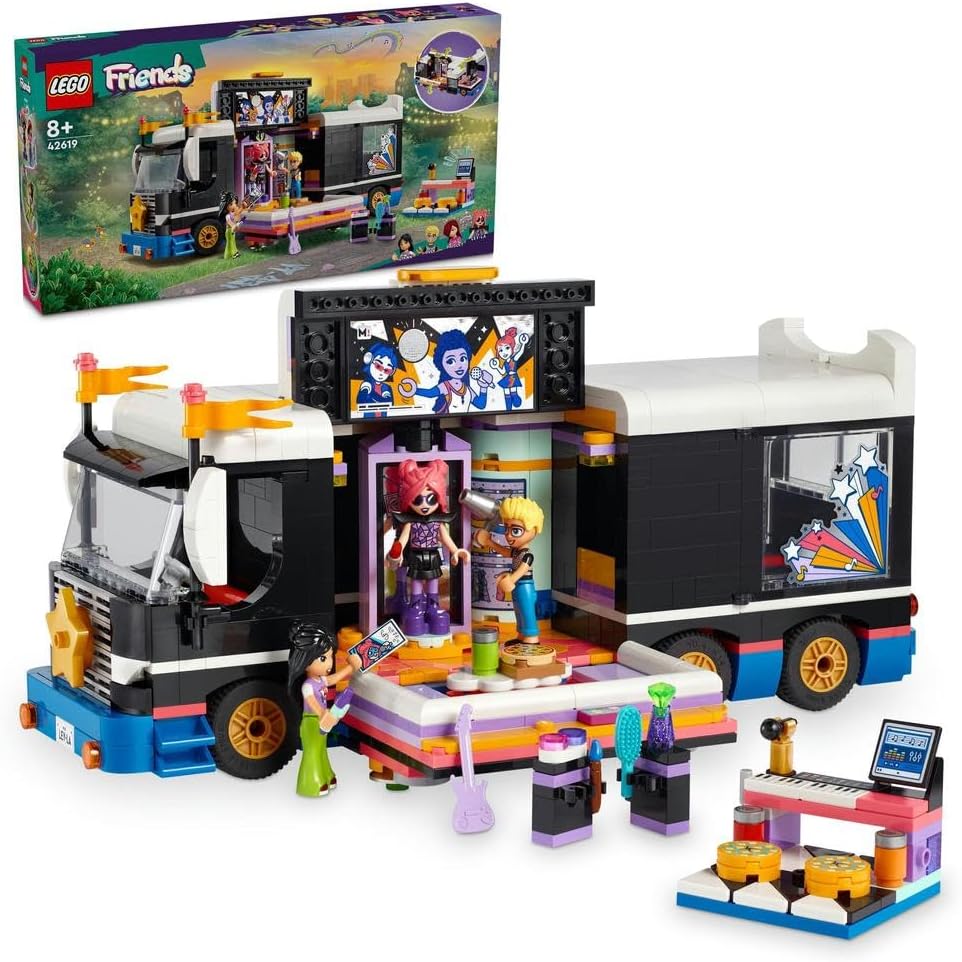 Lego Friends Pop Star Music Tour Bus - Colorland Toys