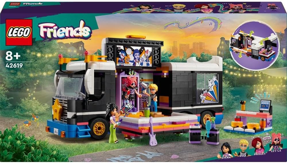 Lego Friends Pop Star Music Tour Bus - Colorland Toys