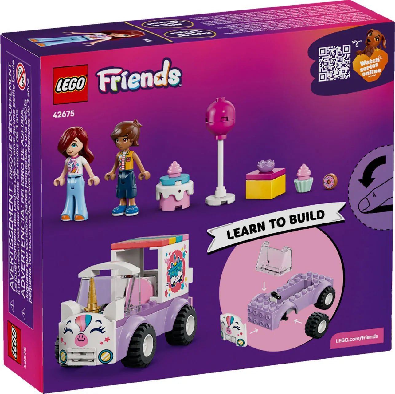 LEGO Friends Unicorn Cake Delivery Car 42675 - Colorland Toys