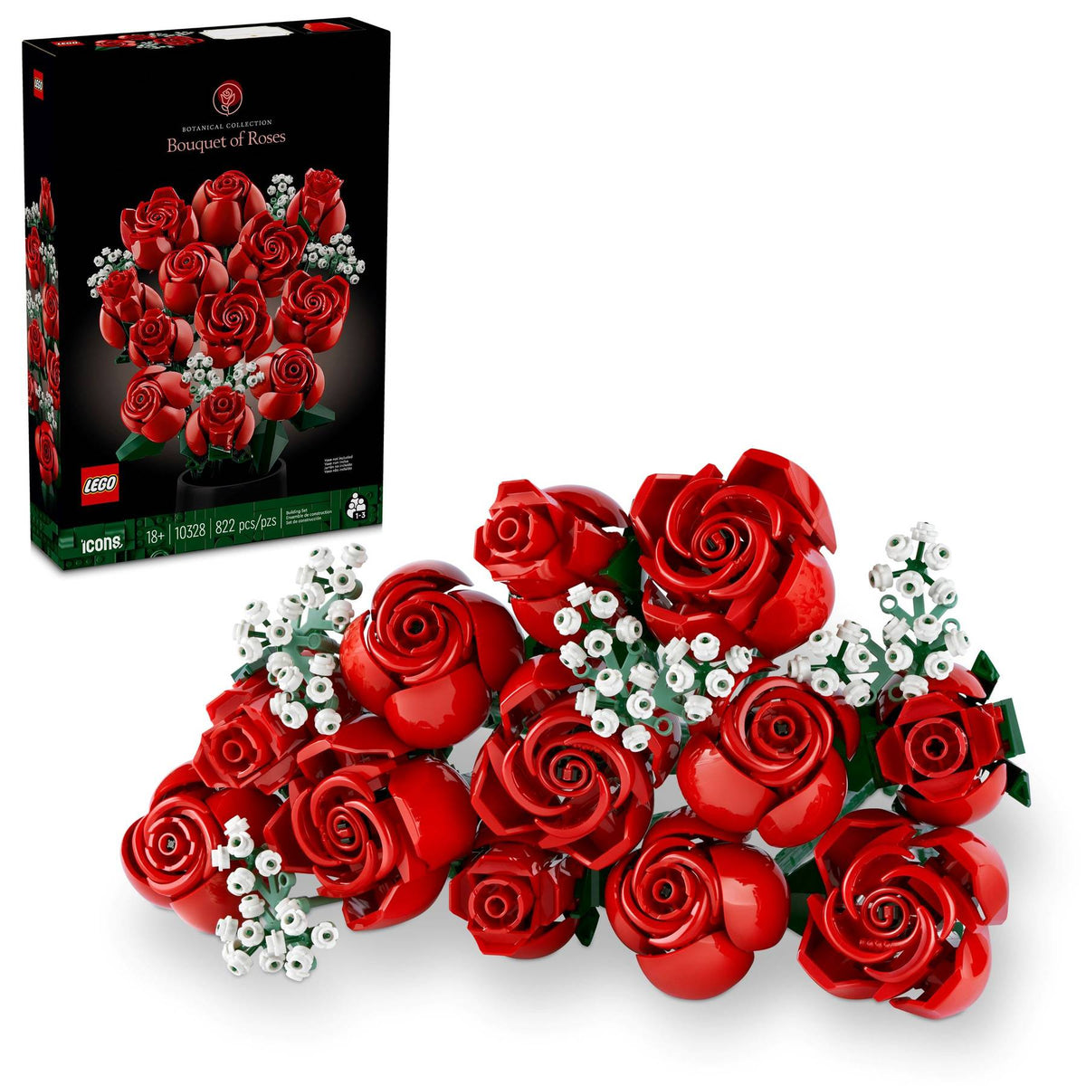 LEGO Icons Botanical Collection Bouquet Of Roses — image 1