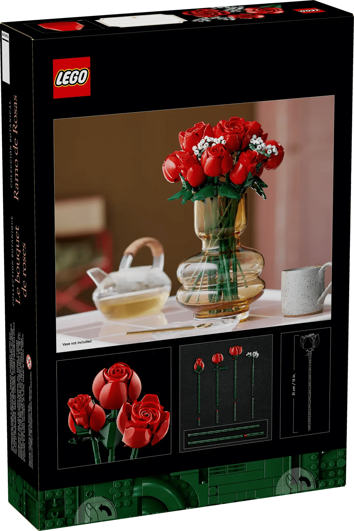 LEGO Icons Botanical Collection Bouquet Of Roses — image 3