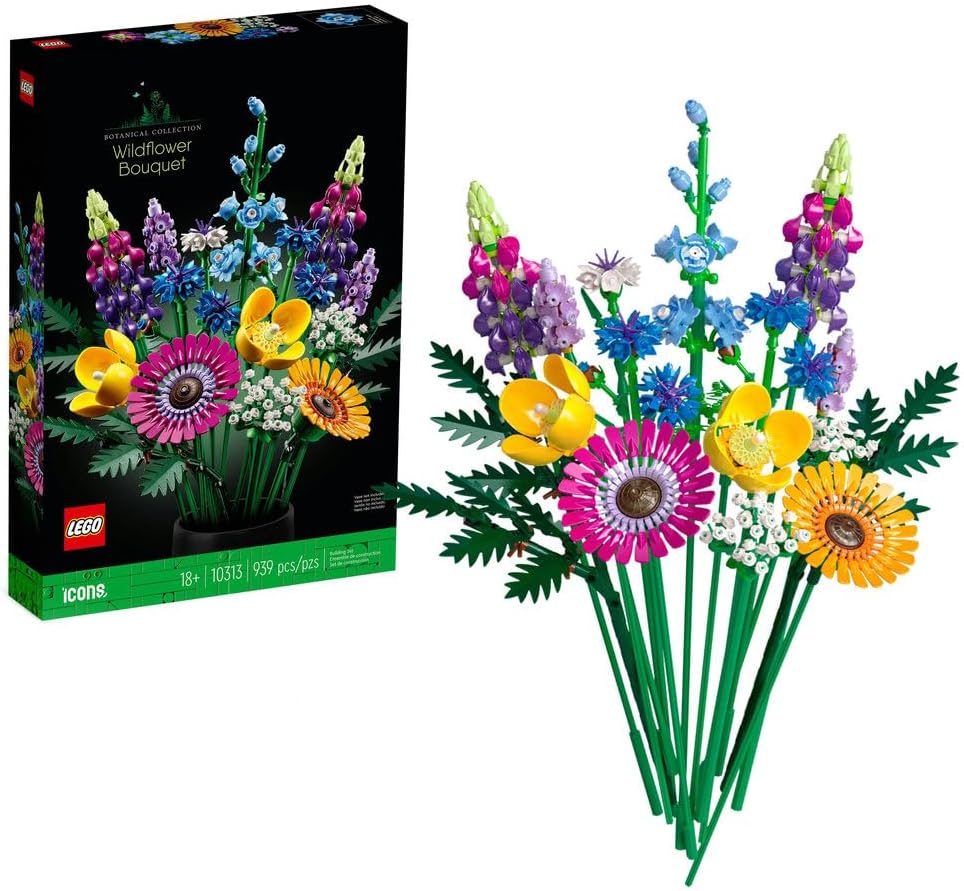 LEGO Icons Wildflower Bouquet 6426495/10313 - Colorland Toys