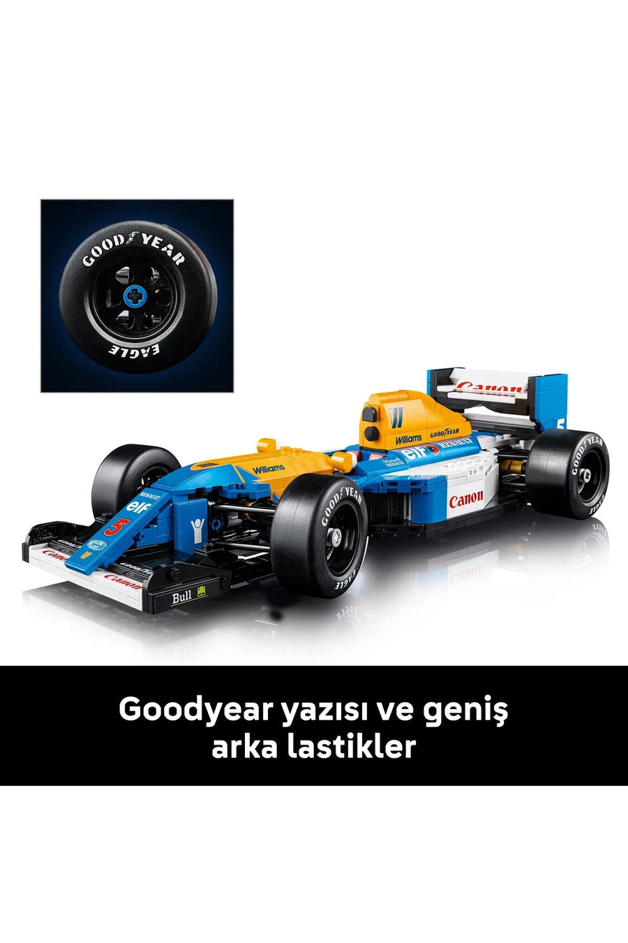 LEGO Icons Williams Racing FW14B & Nigel Mansell 10353 F1 Car Set — image 7