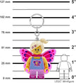 LEGO IQ Butterfly Girl Bag Tag IQ-52853