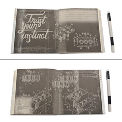 LEGO IQ Locking Notebook With Gel Pen Black IQ - 53567 - Colorland Toys