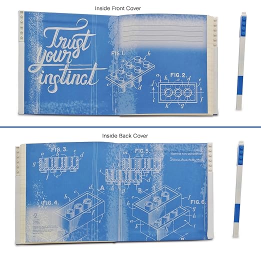 LEGO IQ Locking Notebook With Gel Pen Blue IQ - 53562 - Colorland Toys