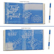 LEGO IQ Locking Notebook With Gel Pen Blue IQ-53562