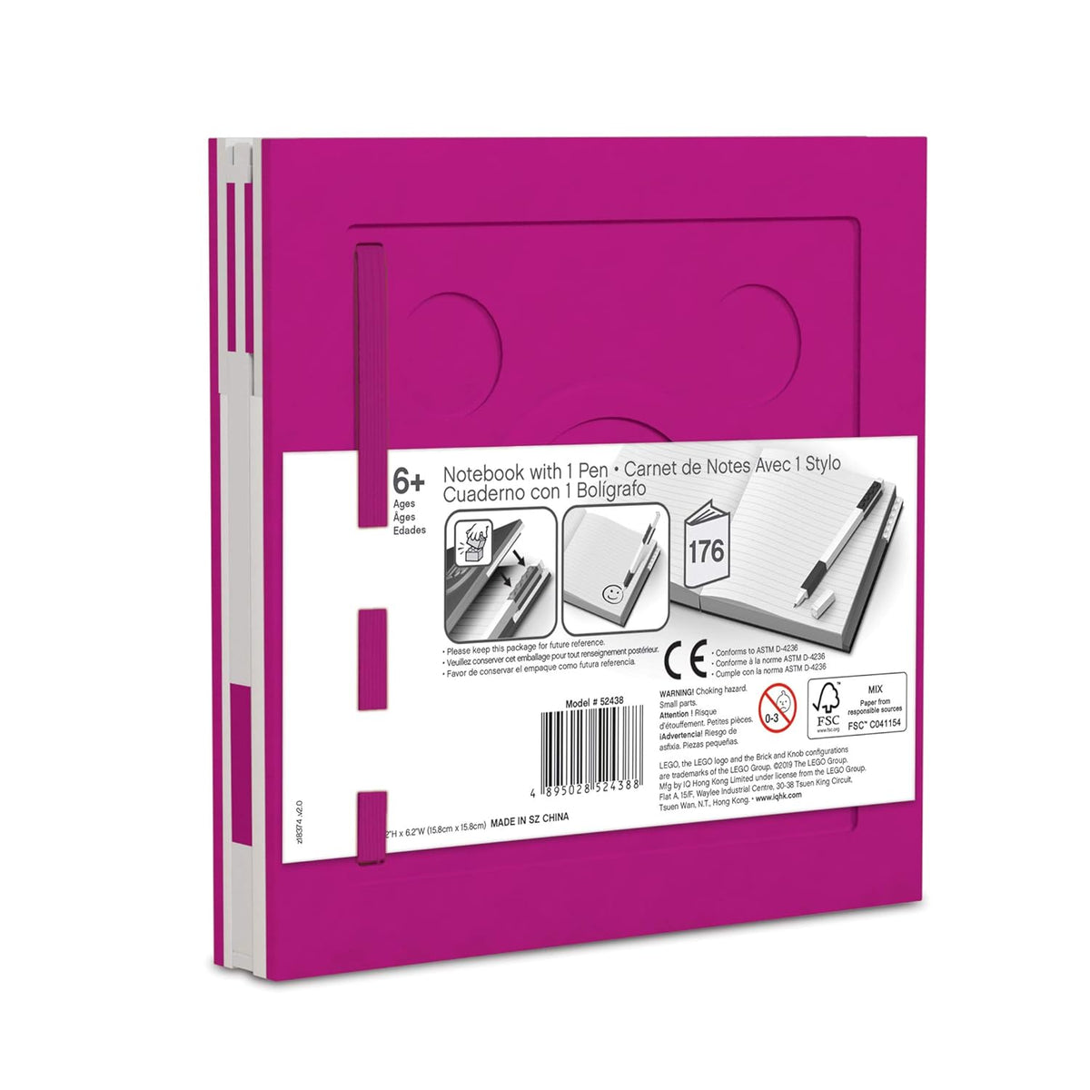LEGO IQ Locking Notebook With Gel Pen Violet IQ-53563 — image 5